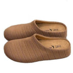 Damen bequeme Slipper aus atmungsaktivem Textilmaterial EB