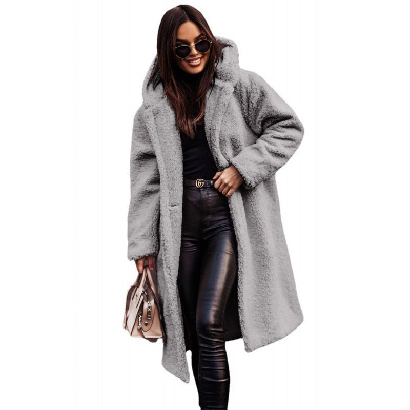 Damen Kuscheliger Oversized-Mantel EB