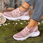 Damen Atmungsaktive Freizeitschuhe mit elastischem Riemen EB