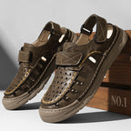 Damen Atmungsaktive Freizeitsandalen mit verstellbarem Klettverschluss und rutschfester Sohle EB