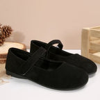 Damen Ballerinas mit verstellbarem Klettverschluss und weichem Obermaterial EB