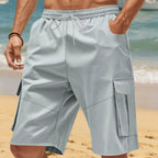 Herren-Bermudashorts für Reise und Freizeit mit elastischem Bund