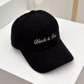 Damen-Strick-Baseballkappe mit Stickerei