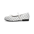 Damen Ballerinas mit elegantem Riemchen und klassischem Punkte-Design EB