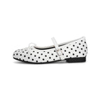 Damen Ballerinas mit elegantem Riemchen und klassischem Punkte-Design EB