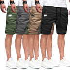Herren Freizeit Cargoshorts mit elastischem Bund und praktischen Seitentaschen EB