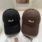 Lässige bestickte Baseballkappe für Damen