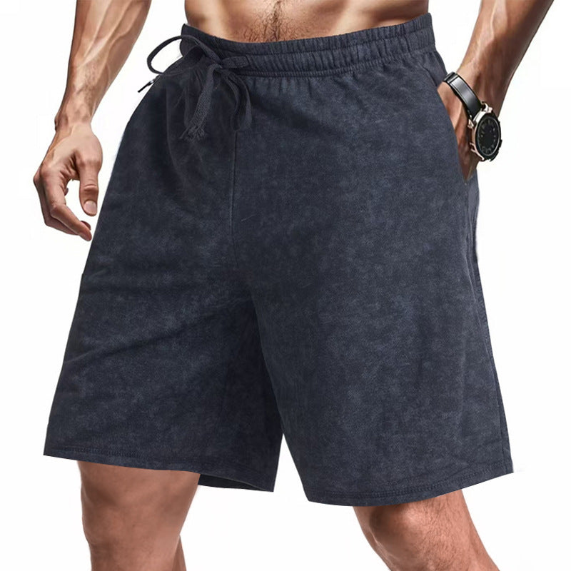 Herren-Frottee-Shorts mit elastischem Bund