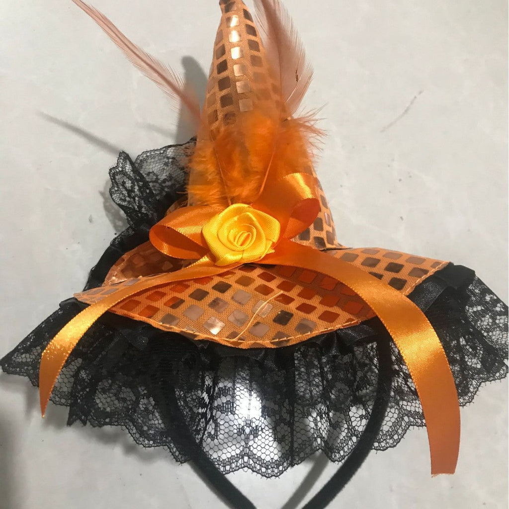 Glitzernde Hexenhut-Dekoration