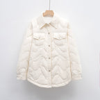Damen gesteppte Outdoor-Jacke mit Taschen und bequemer Passform EB