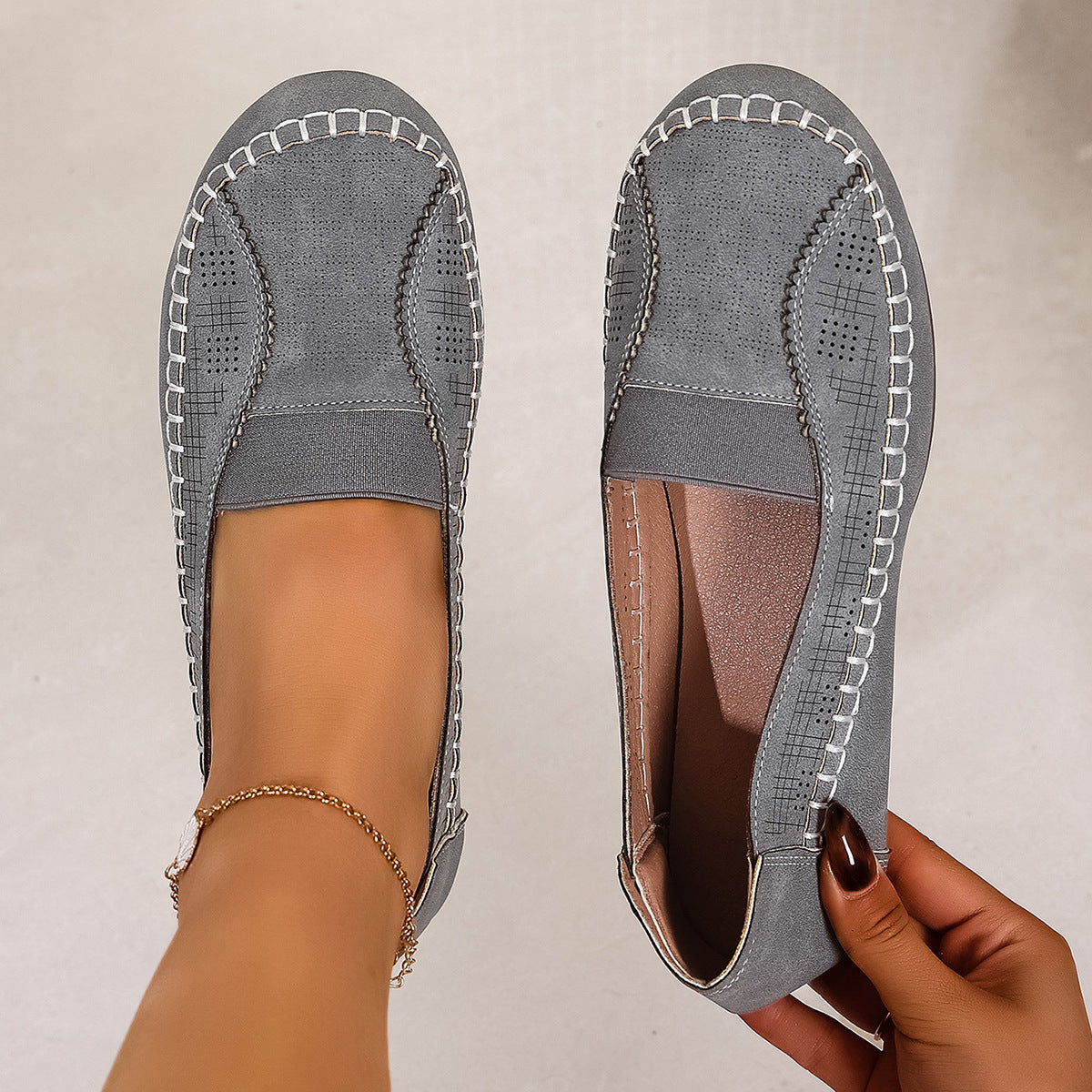 Damen Bequeme Slip-On EB