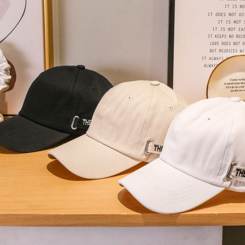 Lässige Damen-Baseballkappe aus Stoff