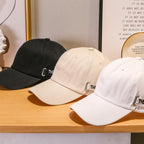 Lässige Damen-Baseballkappe aus Stoff