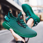Damen Sportliche Strick-Laufschuhe mit elastischem Obermaterial EB