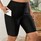 Damen-Sportshorts mit praktischer Tasche