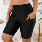 Damen-Sportshorts mit praktischer Tasche