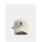 Teddybär-Cap mit Stickerei