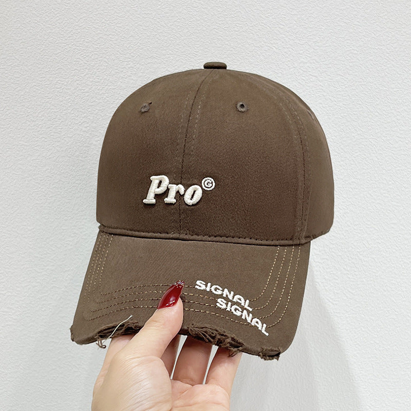 Damen Baseballcap im Distressed-Look