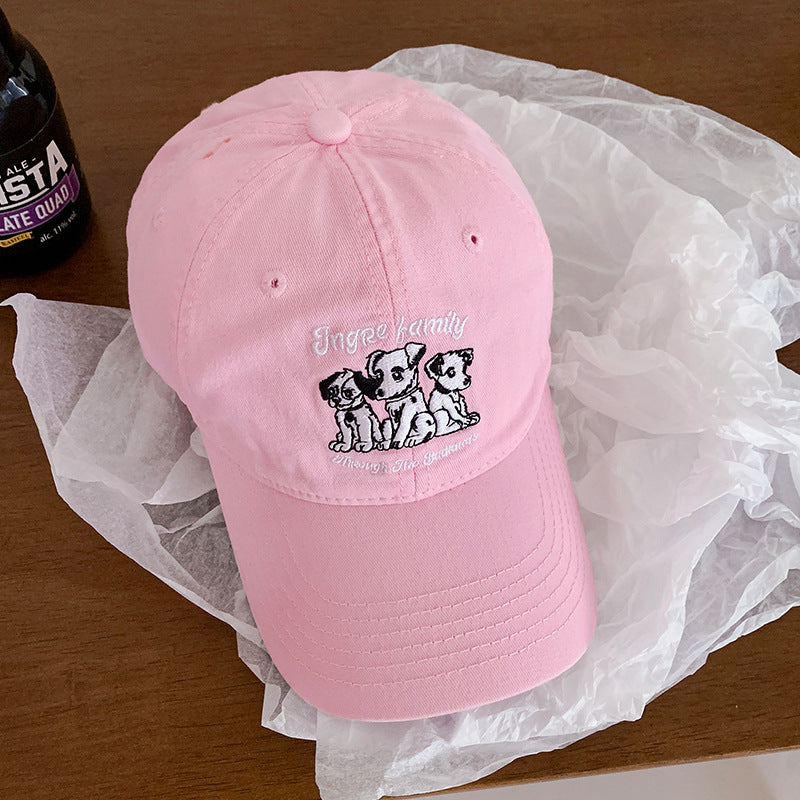 Baseballcap mit Hunde-Stickerei