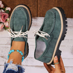 Damen bequeme Clogs mit modischem Schnür-Design EB