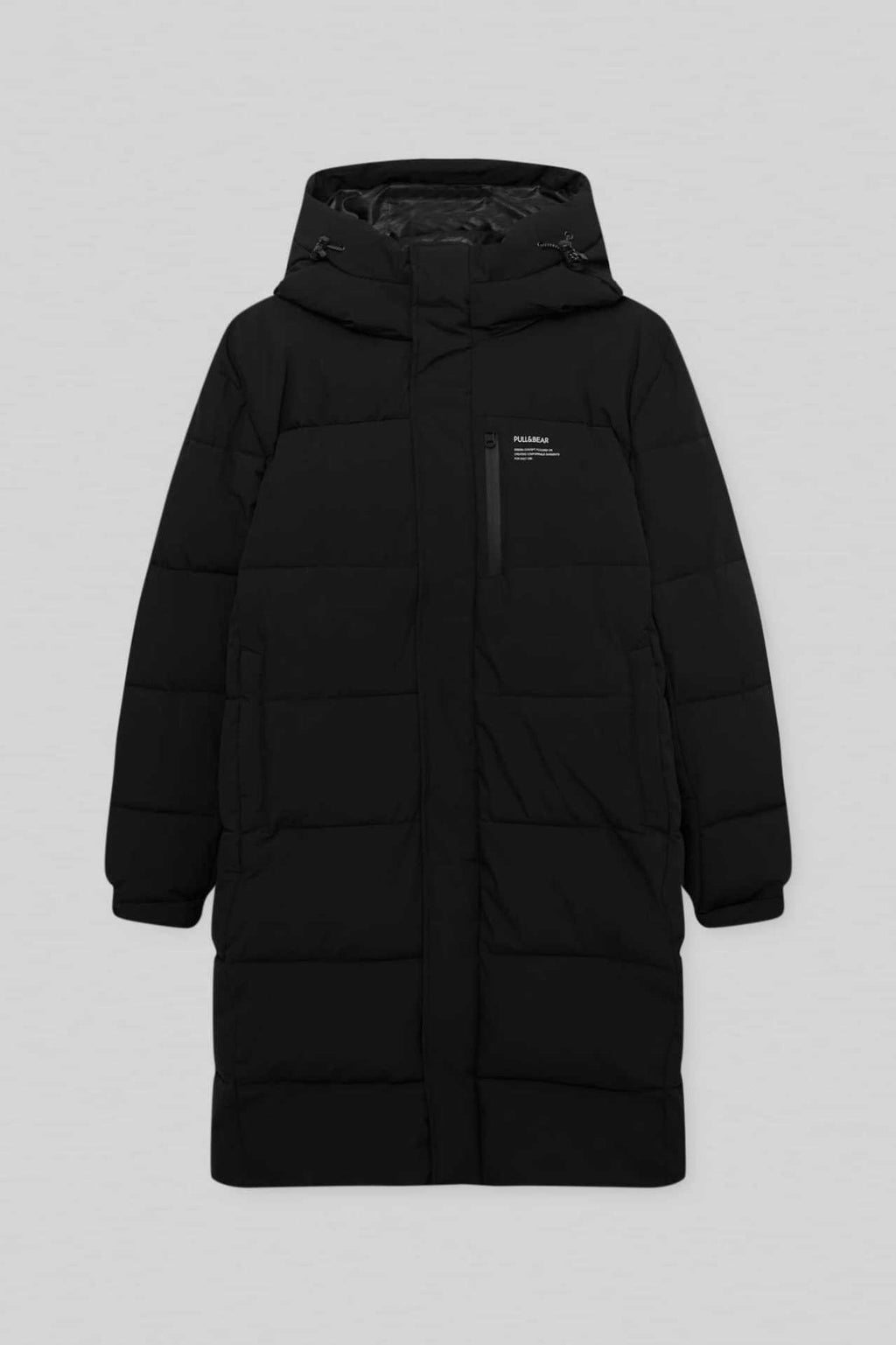 Damen gesteppte Wintermantel mit Kapuze und praktischen Taschen Hedi-Mode