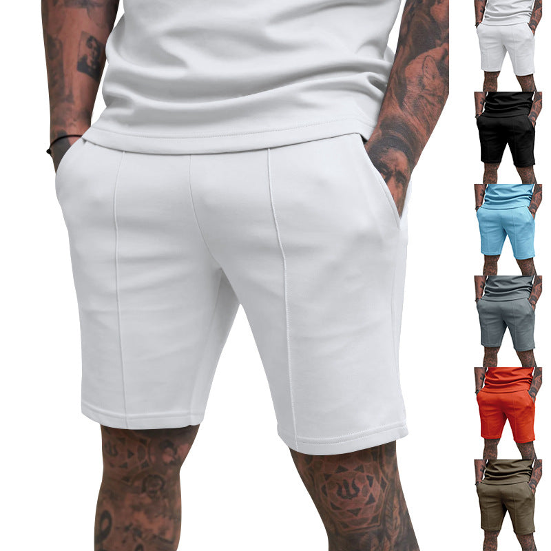 Herren Freizeithose aus Baumwoll-Mix mit Kordelzug