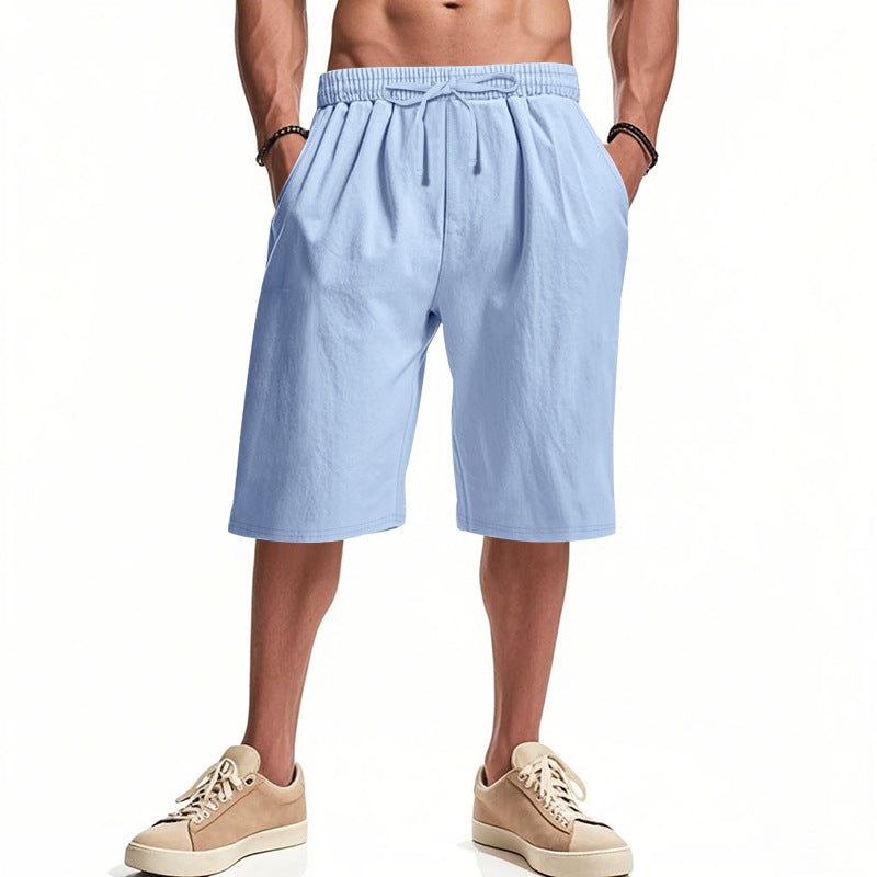 Herren bequeme Cargo-Shorts mit elastischem Bund und großzügigen Taschen EB