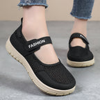 Damen Atmungsaktive Freizeitschuhe mit praktischem Klettverschluss EB