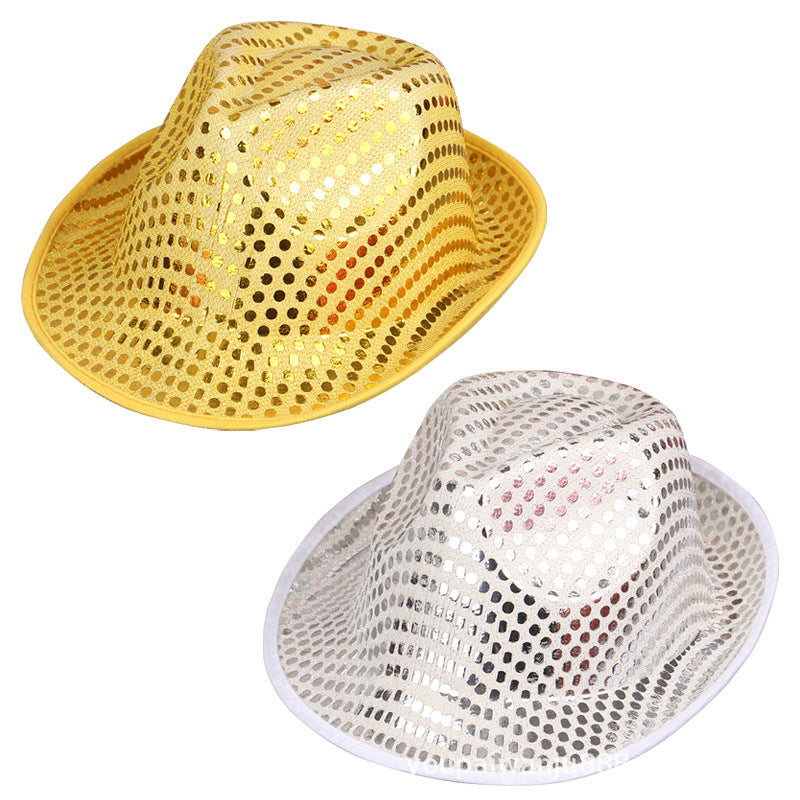 Schimmernder Party-Fedora