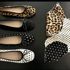 Damen Ballerinas mit schickem Punkte-Design und bequemer Sohle EB