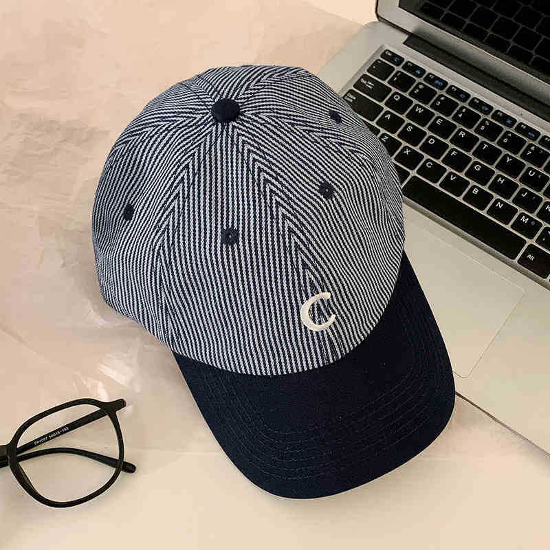 Lässige Tweed-Baseballcap für Herren