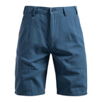 Robuste Bermuda-Shorts aus Baumwoll-Twill für Herren mit verstärkten Knieeinsätzen