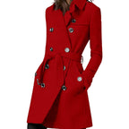 Damen eleganter und zeitloser Trenchcoat EB
