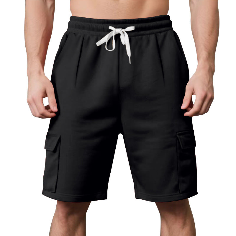 Herren Cargo-Shorts mit elastischem Bund und praktischen Seitentaschen EB