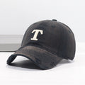 Herren-Denim-Cap mit Distressed-Optik