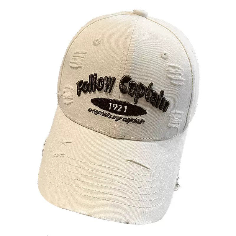 Herren-Baseballkappe mit Distressed-Grafik