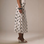 Damen Eleganter Maxirock mit Punkten EB