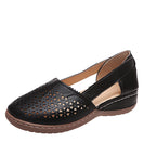 Damen bequeme Slingback-Pantoletten mit durchbrochenem Obermaterial EB