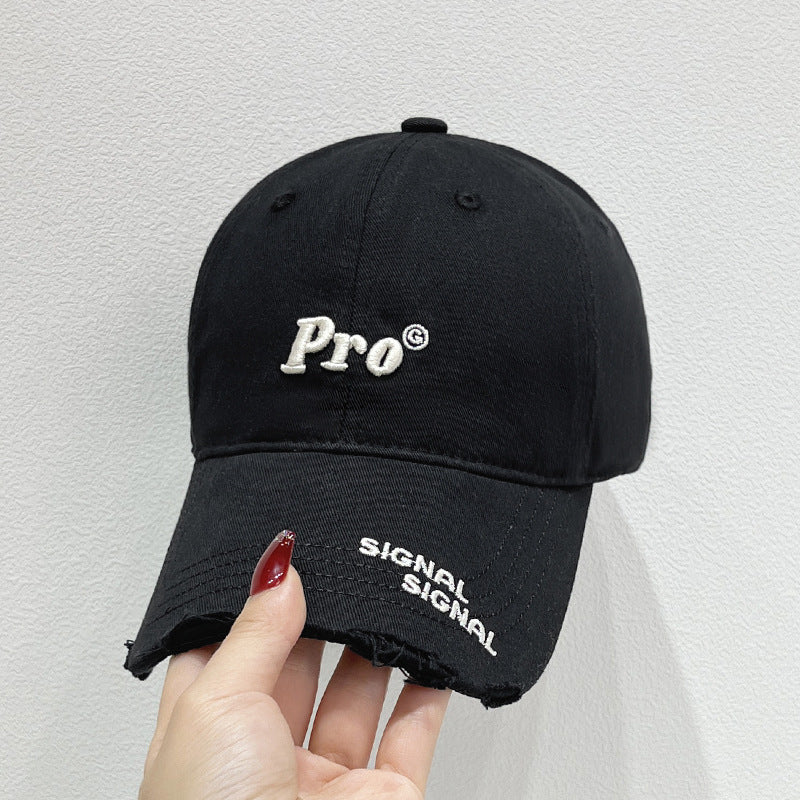 Damen Baseballcap im Distressed-Look