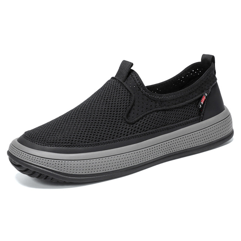 Damen Atmungsaktive Slip-On Sportschuhe mit gepolsterter Sohle EB