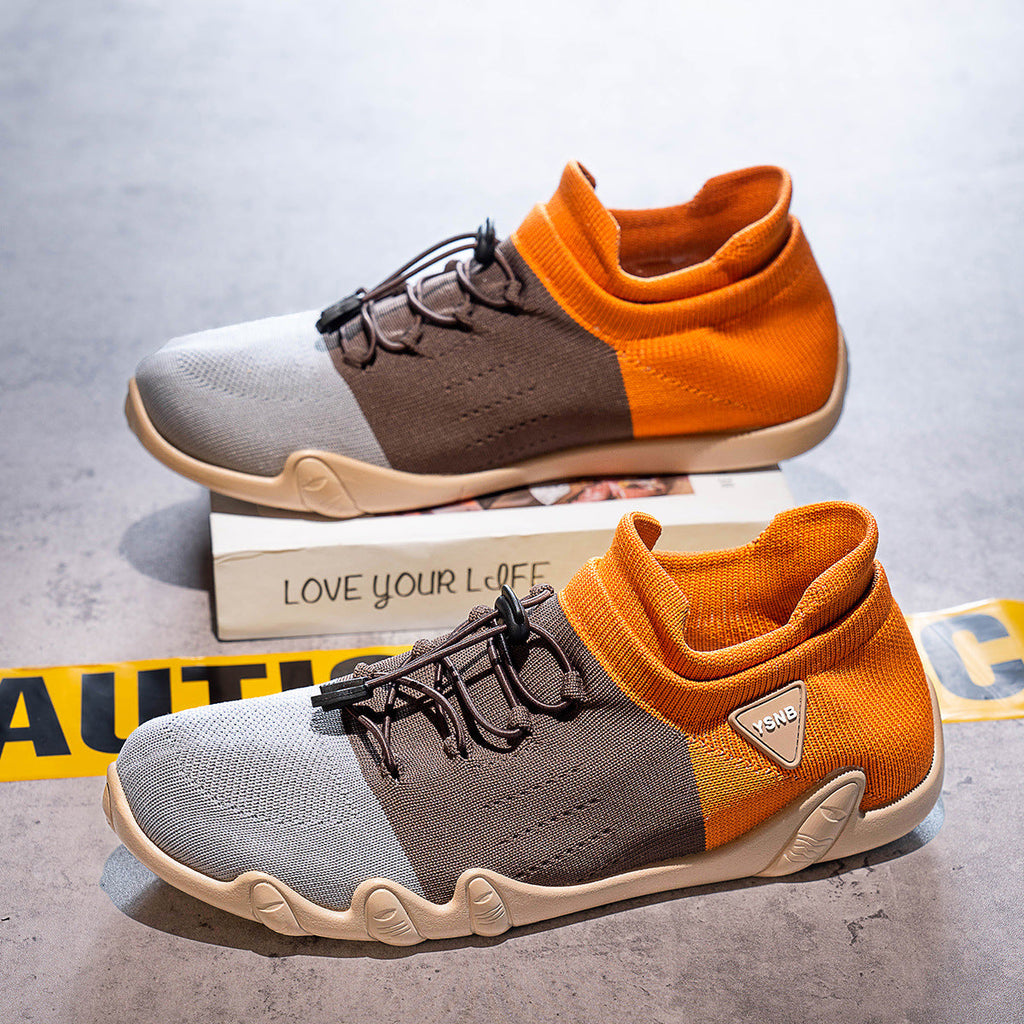 Damen Sportliche Schnürschuhe mit flexiblem Obermaterial und rutschfester Sohle EB
