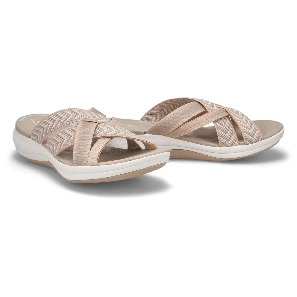 Damen bequeme Riemensandalen mit elastischen Trägern und komfortabler Dämpfung EB