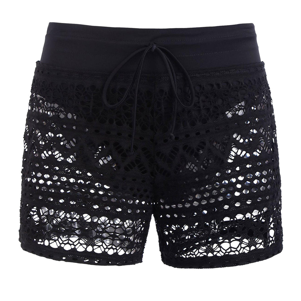 Stilvolle kurze Spitzen-Shorts für Damen