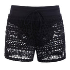 Stilvolle kurze Spitzen-Shorts für Damen
