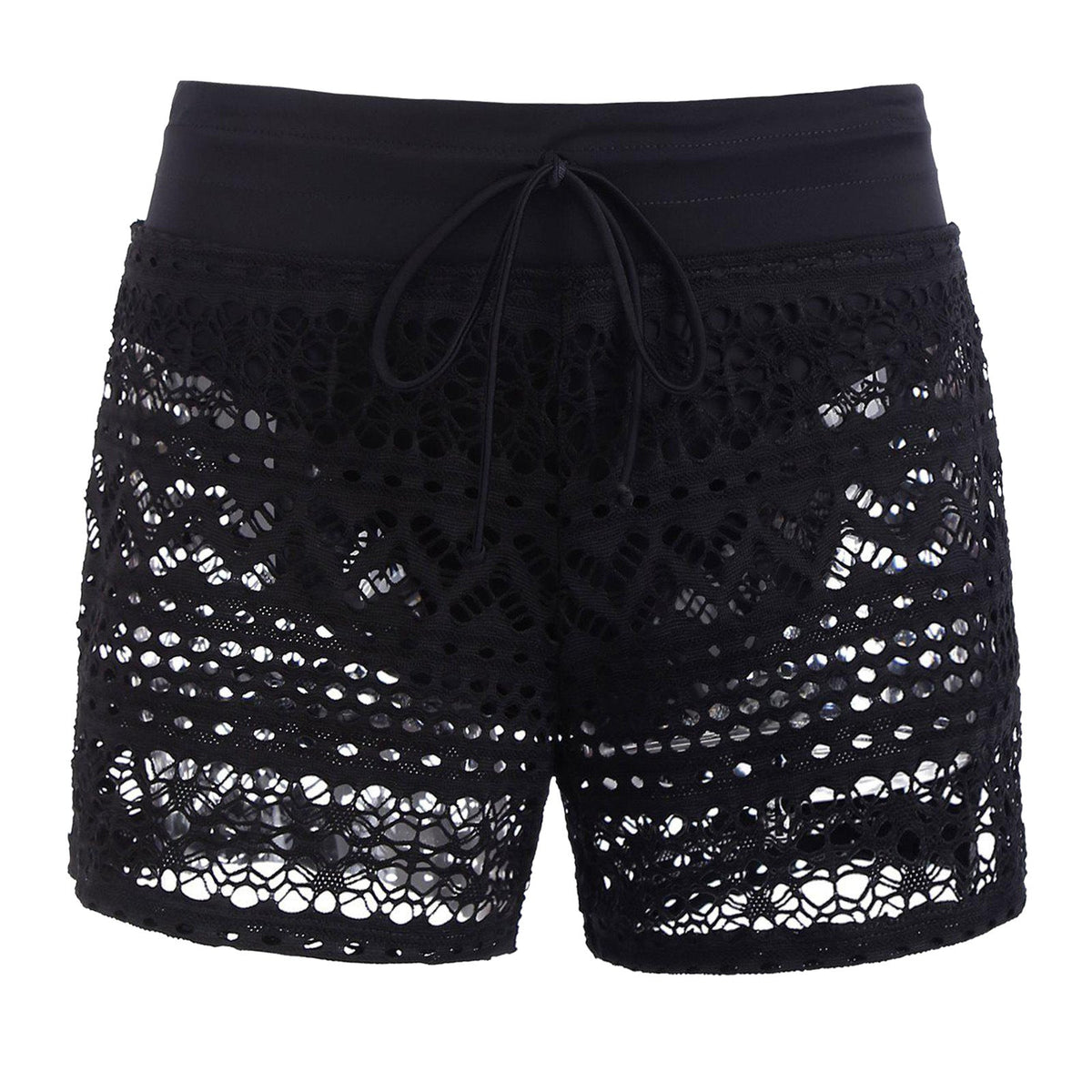Stilvolle kurze Spitzen-Shorts für Damen