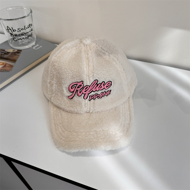 Flauschige Baseball-Cap für Damen