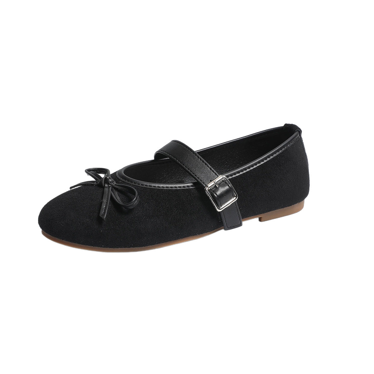 Damen Ballerinas mit verstellbarem Riemendesign und modischem Leopardenmuster EB