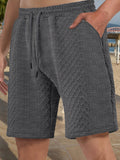 Herren-Strandbermuda aus Waffel-Jersey