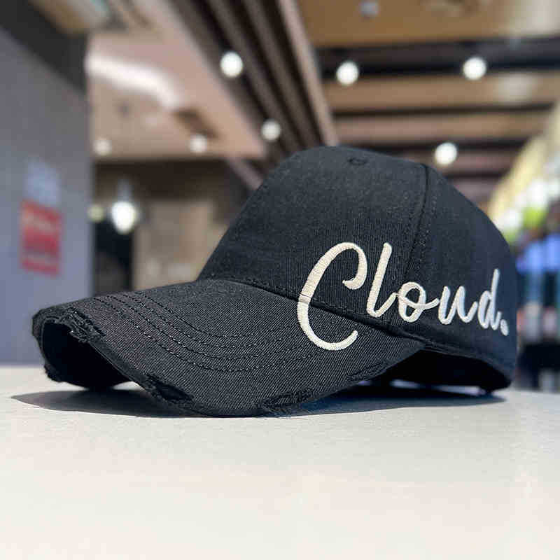 Women's Distressed Casual Cotton Baseball Cap
