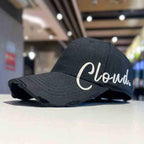 Women's Distressed Casual Cotton Baseball Cap